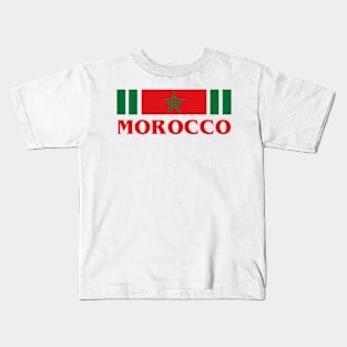 Moroccan Flag Kids T-Shirt